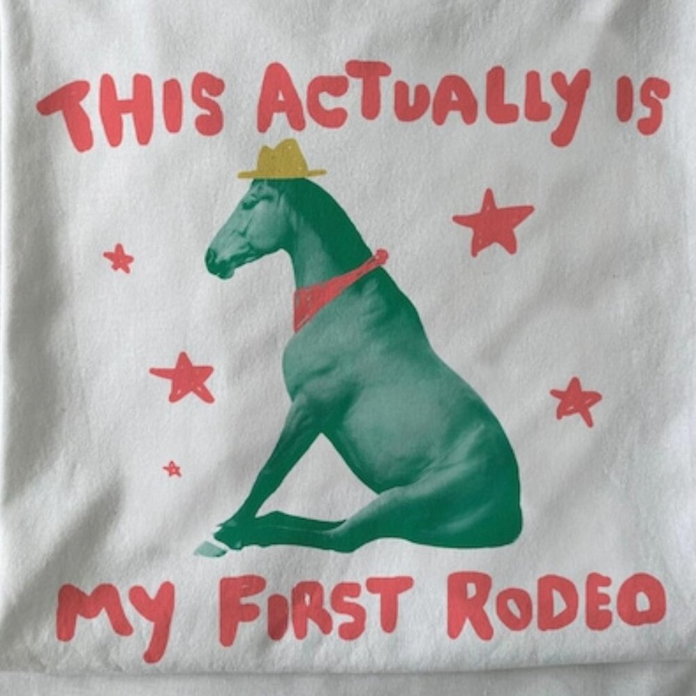 This actually is my first rodeo - horse t shirt - Picture 2 of 4